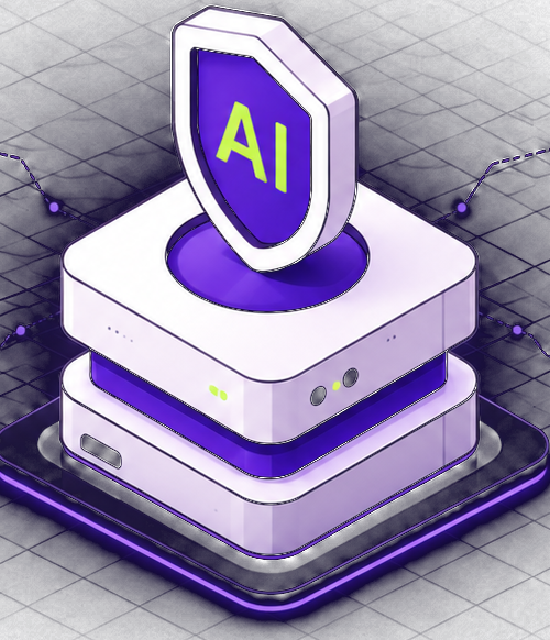 A secure, multi-tenant AI platform core carrying an AI trust shield